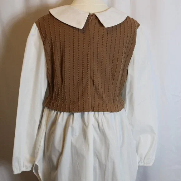 Papaya Brand Peter Pan Collar Blouse Women's Large - Picture 5 of 8